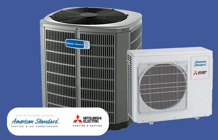 American Standard and Mitsubishi Electric Cooling & Heating